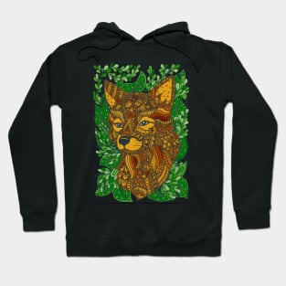 fox mandala Hoodie